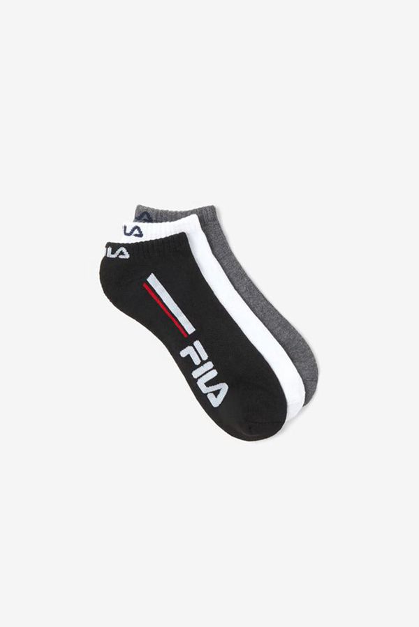 Fila Ponožky Viacfarebný - Double Stripe No Show 6-Pack Vypredaj - Slovakia 68742-YNXQ